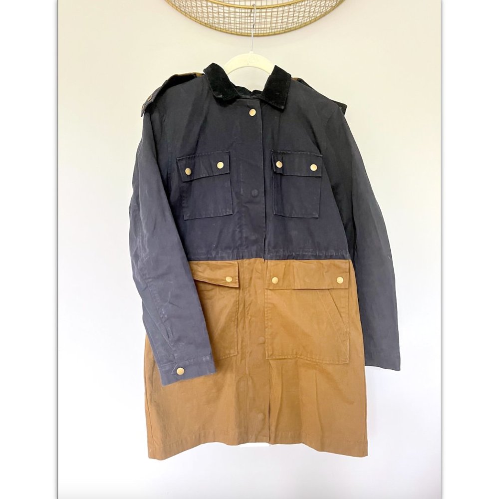 J Crew Block Color Field Jacket In Navy Blue And … - image 4
